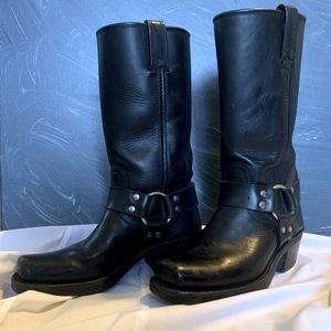 FRYE black heel boots